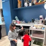 Ms Yoki cooking with kids